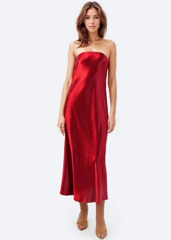 Major Savings Noelle Dress Cardinal