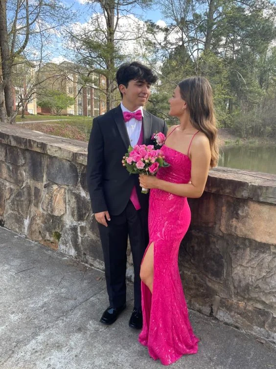 The Best Prices long sleeve dressNew Arrival Sheath Prom Dress With Split  Y5828