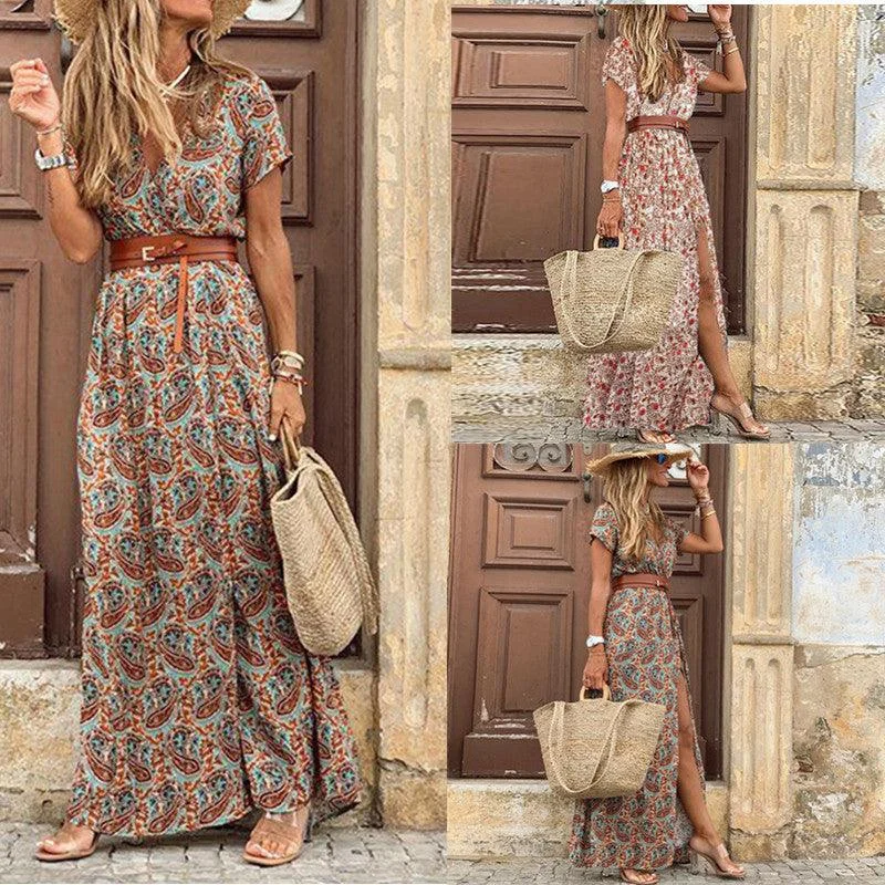 Exclusive Savings long-sleeve floral dressWomen's Simiya Style V-Neck Floral Dress - Perfect for Every Occasion Exclusive Savings long-sleeve floral dressWomen's Simiya Style V-Neck Floral Dress - Perfect for Every Occasion