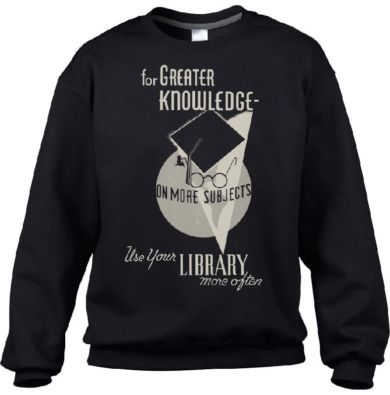 Epic Deals fashionable workout wearUnisex Visit Your Library Vintage Sweatshirt