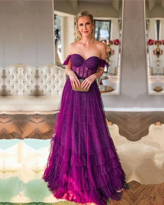 Deal Explosion casual day dressLace Corset Prom Dresses Off The Shoulder Ruffles Y5625 Deal Explosion casual day dressLace Corset Prom Dresses Off The Shoulder Ruffles Y5625