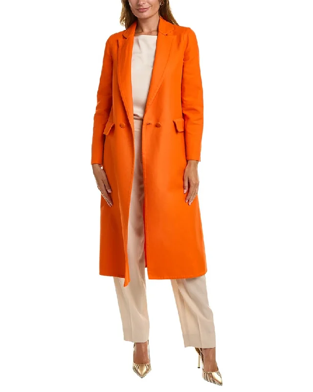 Deal Dash lightweight outerwearOscar De La Renta Twill Coat