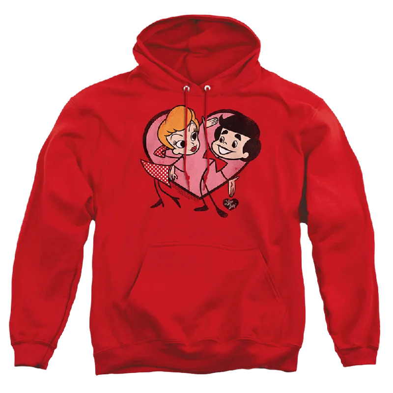 Price Rollback fashion casual hoodieI Love Lucy Cartoon Love - Pullover Hoodie