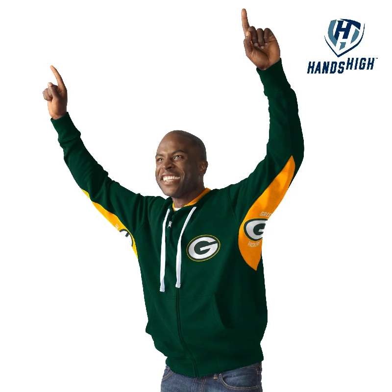 Can't Be Beat warm workout hoodieGreen Bay Packers Hands High Victory Men's Hoodie
