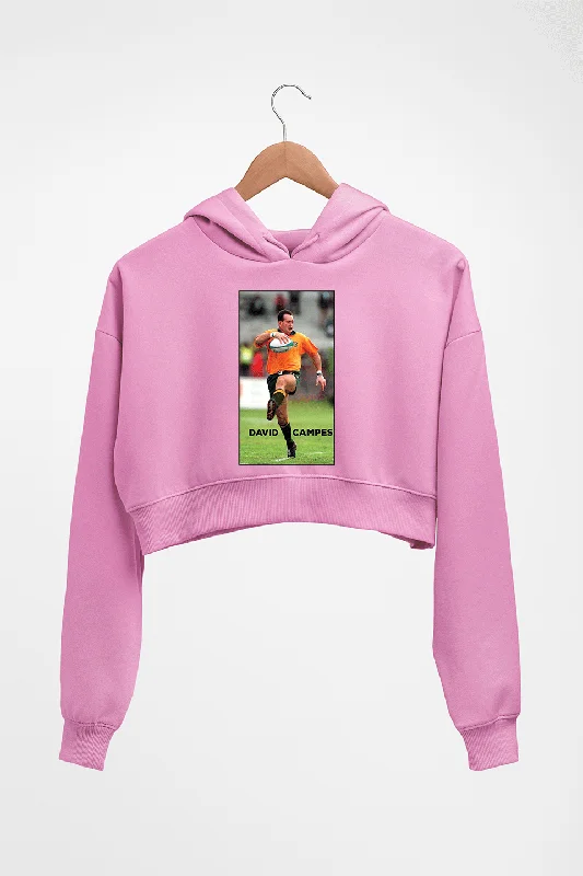 Price Smash casual hoodie with logoDavid Campese Crop HOODIE FOR WOMEN
