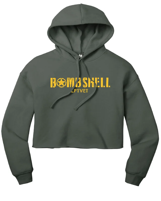 Final Markdown fleece-lined hoodieBombshell Crop Hoodie