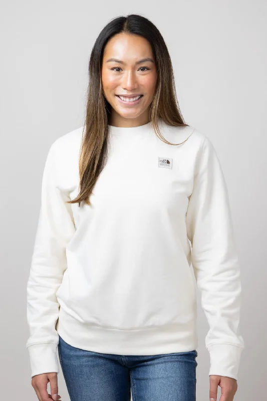 Price Smash stylish sports hoodieThe North Face Heritage Patch Sweatshirt for Women in White Dune | NF0A7UOO-6IV Price Smash stylish sports hoodieThe North Face Heritage Patch Sweatshirt for Women in White Dune | NF0A7UOO-6IV