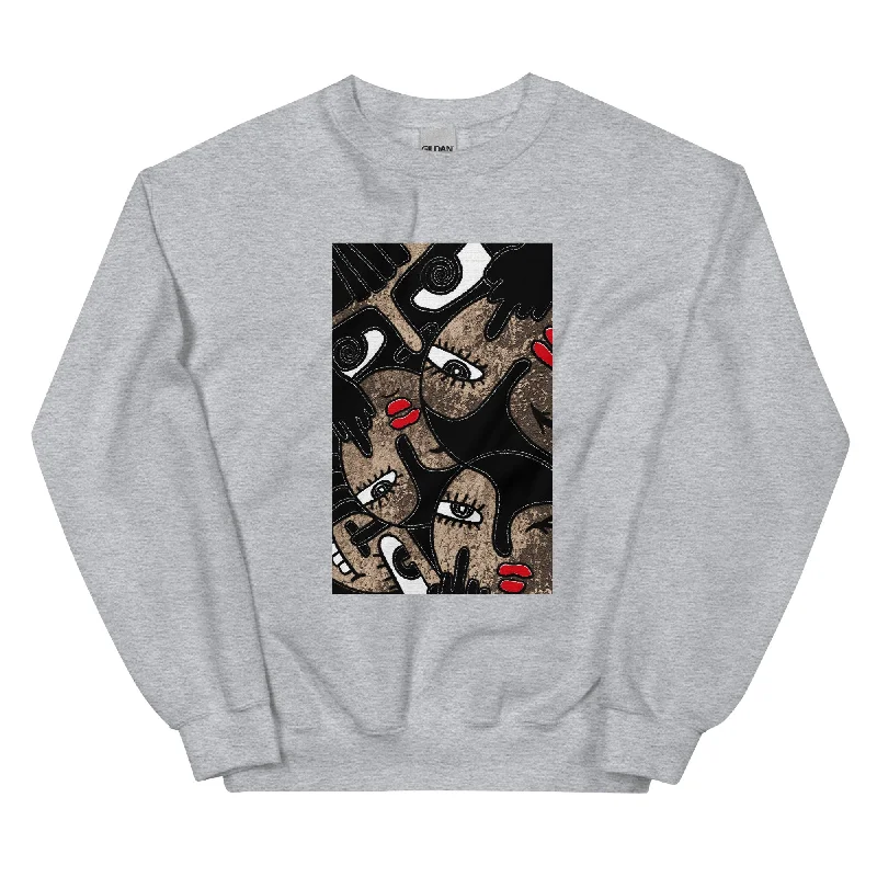 Best Deals oversized sports sweatshirtEYES Unisex Sweatshirt
