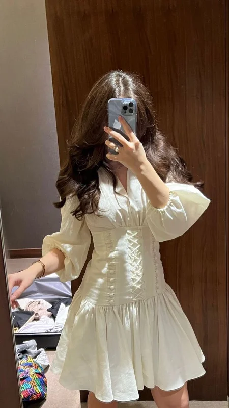 Amazing Deals floral midi dressWhite A-line Homecoming Dress,White Party Dress Y5676 Amazing Deals floral midi dressWhite A-line Homecoming Dress,White Party Dress Y5676