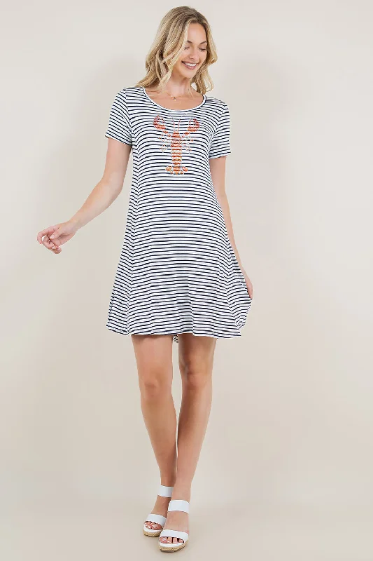 Hurry In denim dressSS PRINCESS SEAMS TRAP DRESS - D3063-J98024