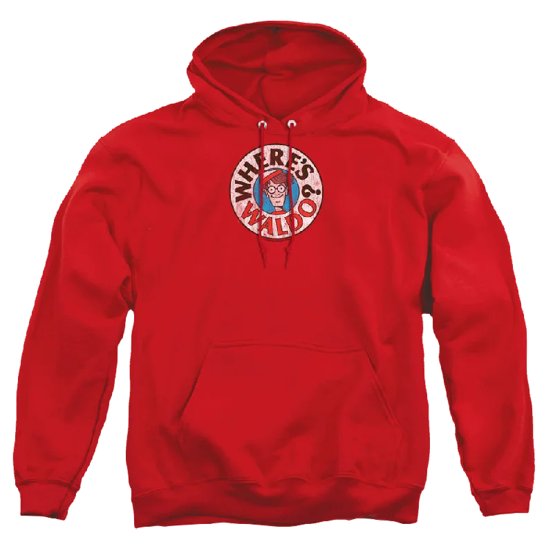 Great Bargains warm hooded sweatshirtWhere's Waldo Waldo Logo - Pullover Hoodie