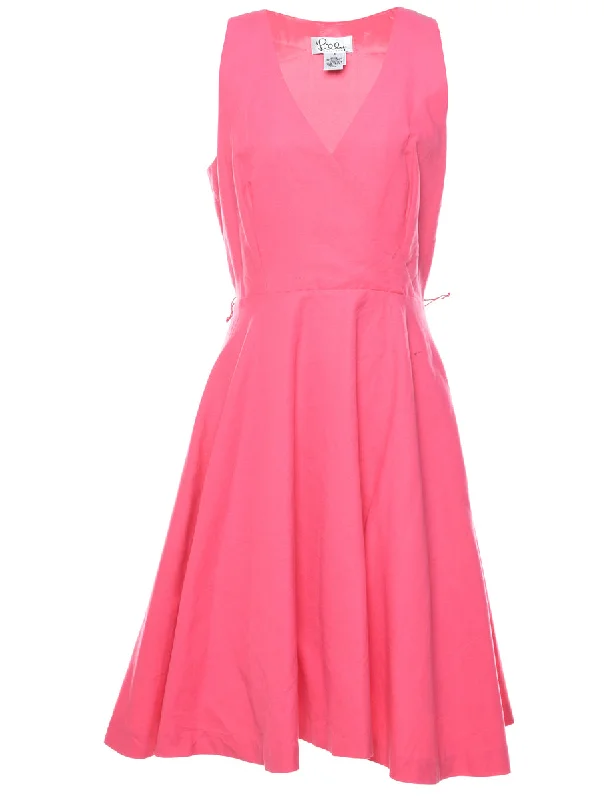 Don't Wait insulated jacketPink Skater Dress - S