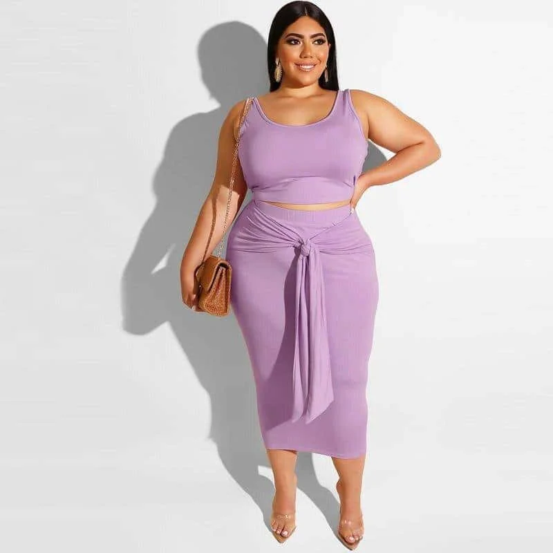 Best Bargains draped dressPlus Size Two-Piece Dress