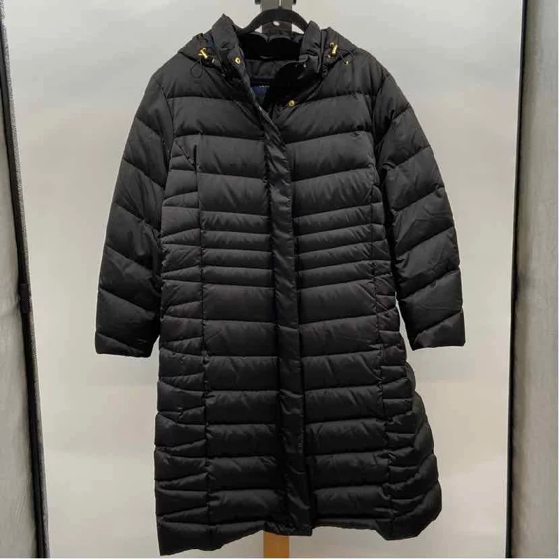 The Best Prices trendy jacketLands End Women's Size 2XP Black Solid Coat