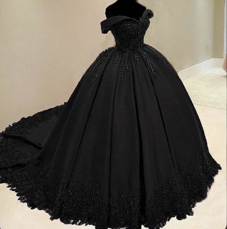 Best Bargains cocktail party dressGothic Black Off The Shoulder Ball Gown,Sweet 16 Dress Y5758 Best Bargains cocktail party dressGothic Black Off The Shoulder Ball Gown,Sweet 16 Dress Y5758