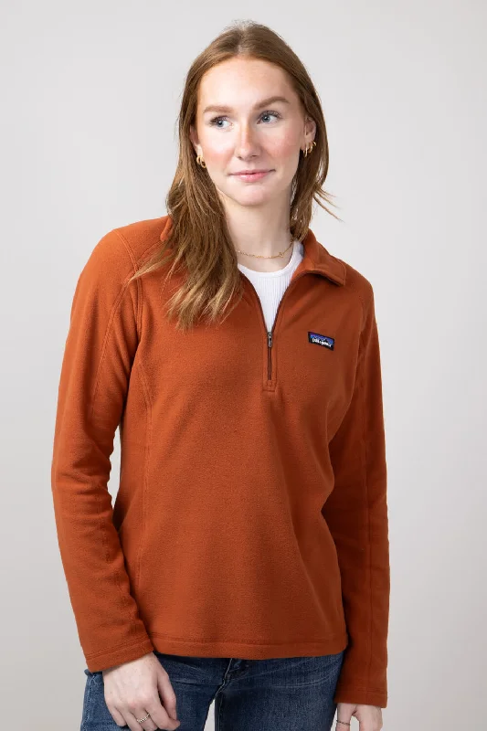 Price Drop trendy fitness sweatshirtPatagonia Women’s Micro D Quarter Zip Pullover in Burnished Red | 26278-BURR Price Drop trendy fitness sweatshirtPatagonia Women’s Micro D Quarter Zip Pullover in Burnished Red | 26278-BURR