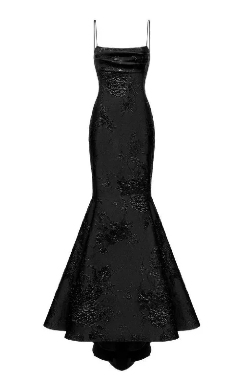 Last Chance pleated dressClassy Black Spaghetti Straps Mermaid Prom Dress,Black Evening Dress Y4509