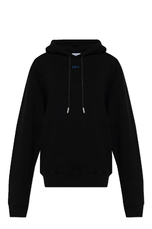 Off-White Sweatshirt with logo in BLACK - XXS