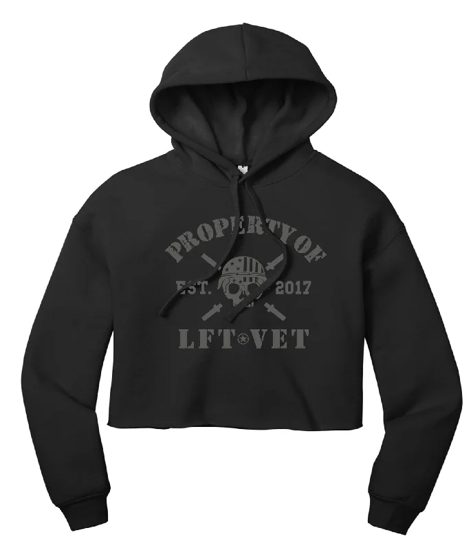 Property of LFTVET Crop Hoodie