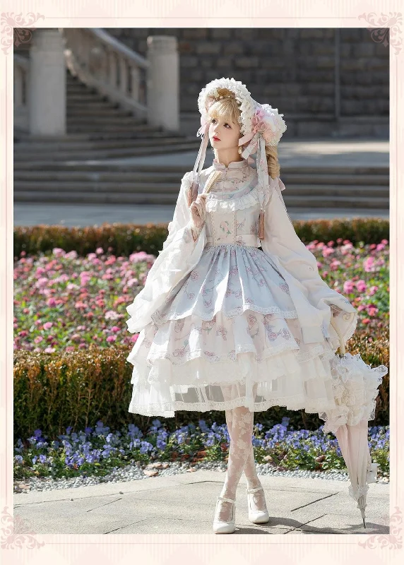 Bramble Rose~Exquisite Luo Shen~Qi Lolita OP Dress Chinese Style Lolita JSK