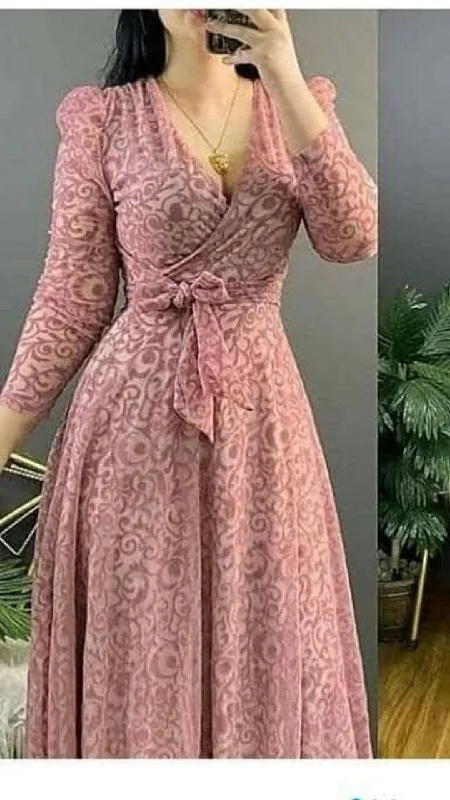 Sneak Peek Sale elegant dressTrendy V Neck Long Sleeves Prom Dress, Fashion Prom Gown Y5807