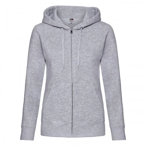 Inventory Reduction breathable gym hoodieFruit of the Loom Womens/Ladies Premium Heather Zipped Lady Fit Hooded Jacket Inventory Reduction breathable gym hoodieFruit of the Loom Womens/Ladies Premium Heather Zipped Lady Fit Hooded Jacket