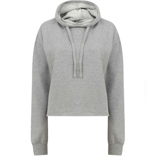 Unmissable Offer high-performance athletic hoodieSF Womens/Ladies Slounge Plain Heather Crop Hoodie Unmissable Offer high-performance athletic hoodieSF Womens/Ladies Slounge Plain Heather Crop Hoodie