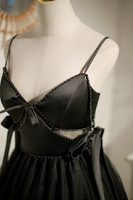 Get It Before It’s Gone Black Sexy Sleeveless Beading Short Homecoming Dresses