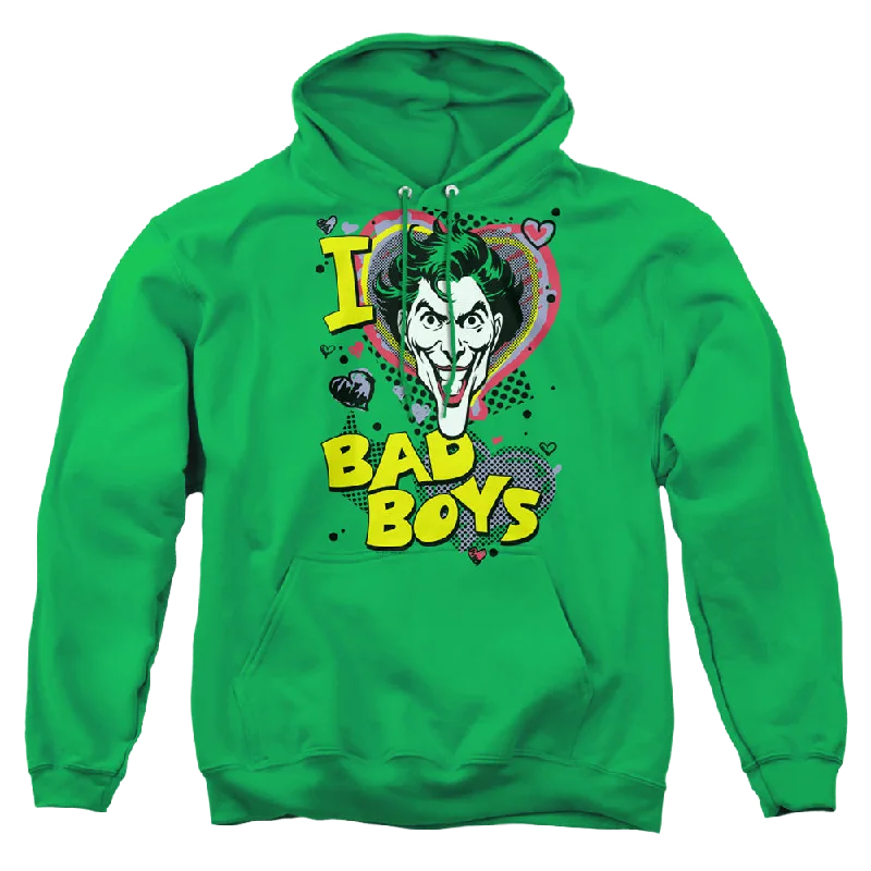Clearance Items high-quality hoodieJoker, The I Heart Bad Boys 2 - Pullover Hoodie