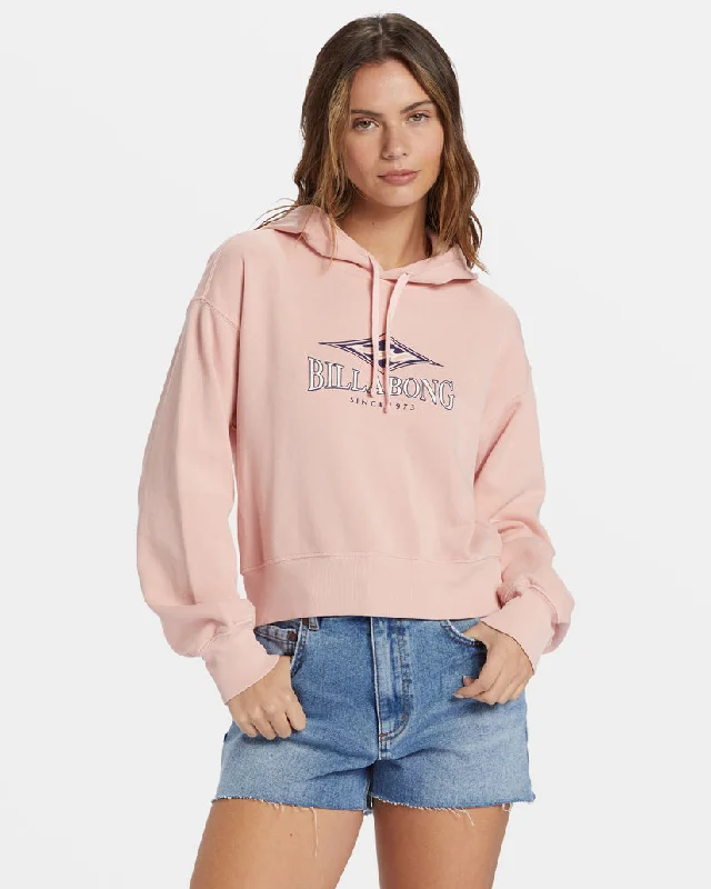 Special Buy loose fit sports sweatshirtBillabong All Time Fleece Pullover Sweatshirt - DUSTY PEACH