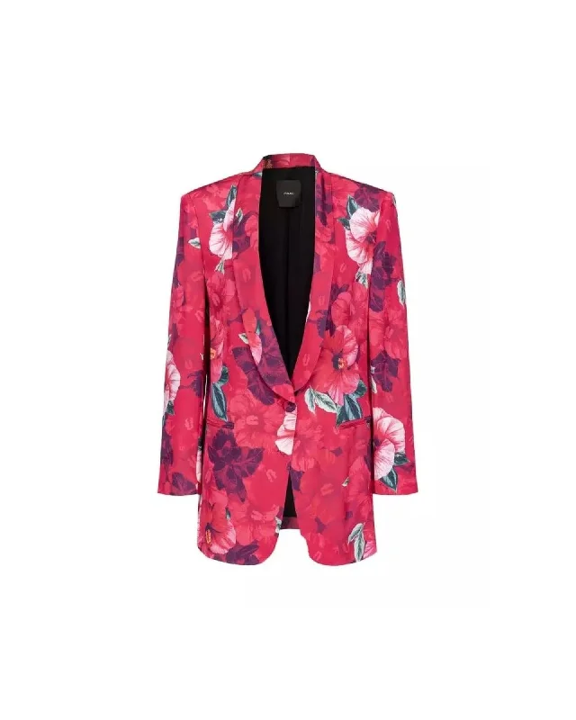 New Markdowns insulated jacketPINKO  Floral Print Blazer