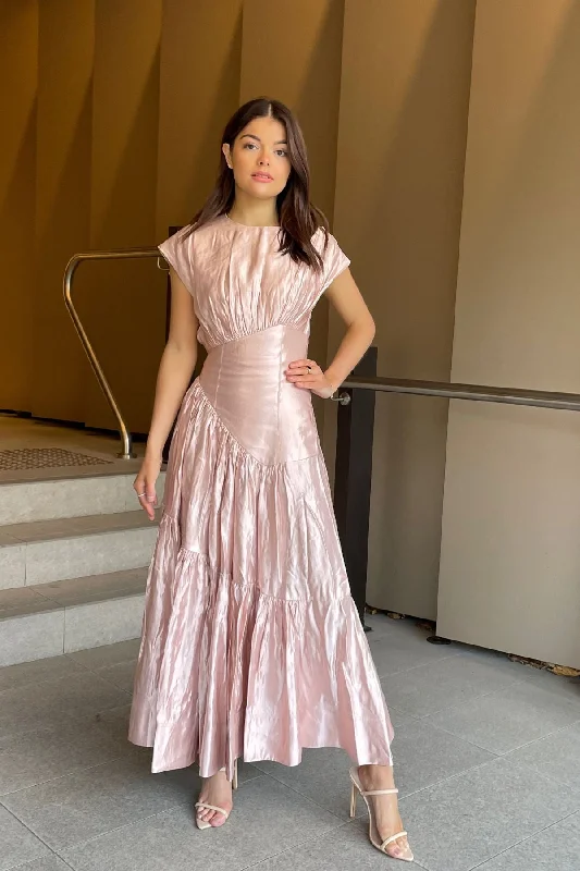 Best Deals boho-chic dressAJE Serendipity Reflection Midi Dress (Blush) - RRP $595