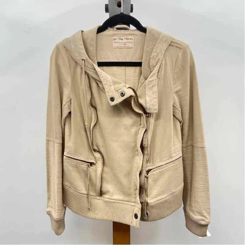 Deal of the Day premium coatWe the Free Women's Size XS Beige Solid Jacket