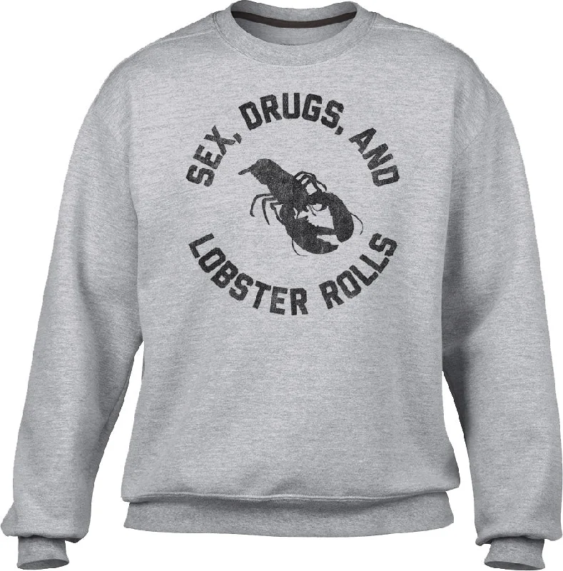 Great Bargains lightweight workout sweatshirtUnisex Sex Drugs and Lobster Rolls Sweatshirt Great Bargains lightweight workout sweatshirtUnisex Sex Drugs and Lobster Rolls Sweatshirt