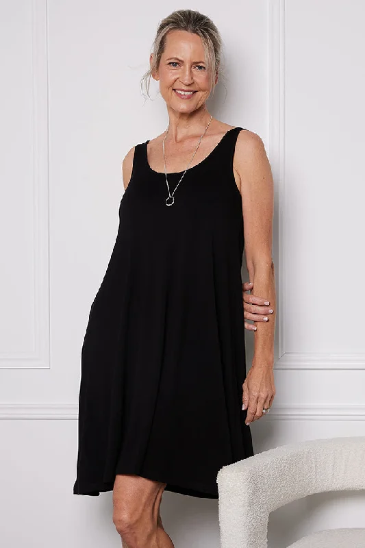 Amazing Deals playful dressSwing Dress - Black