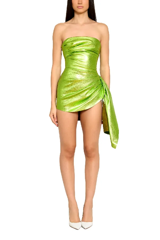 Extra Savings Strapless Cocktail Dress with Ruching Detail