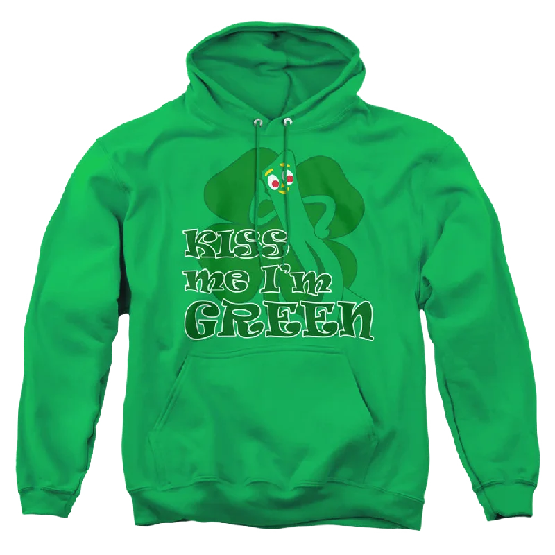 Final Clearance luxe hoodieGumby Kiss Me Im Green - Pullover Hoodie