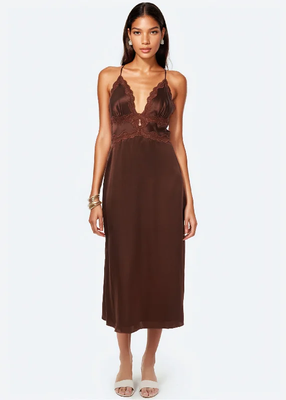 Hot Deal Roya Dress Mocha