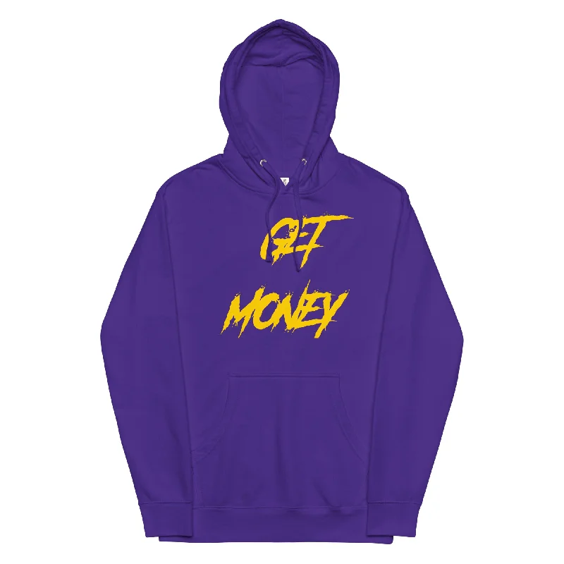 Crazy Savings athletic hoodieYellow Glow In The Dark Get Money hoodie