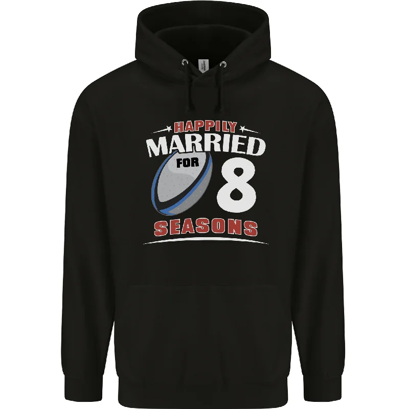 Overstock Sale casual hoodie for men8 Year Wedding Anniversary 8th Rugby Mens 80% Cotton Hoodie Overstock Sale casual hoodie for men8 Year Wedding Anniversary 8th Rugby Mens 80% Cotton Hoodie