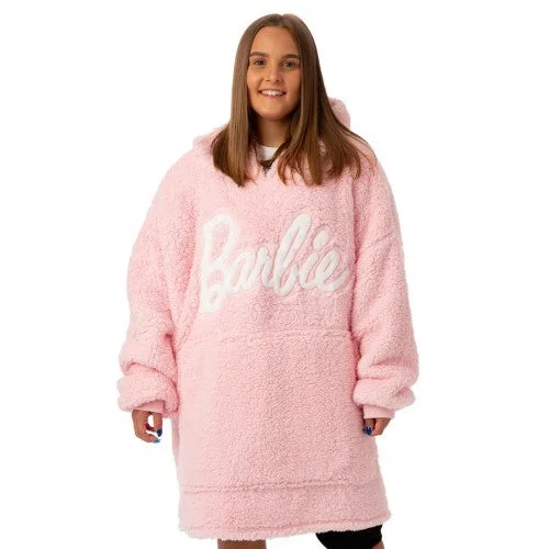 Stock Clearance luxury fitness sweatshirtBarbie Womens/Ladies Sherpa Hoodie Blanket