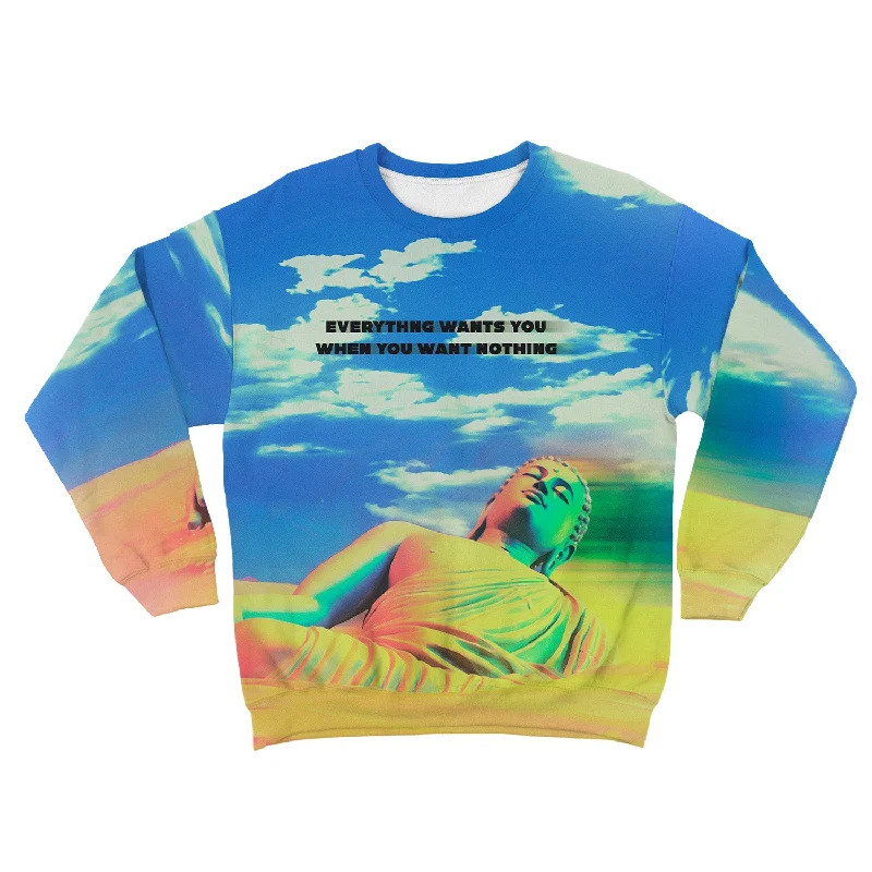 Blowout Sale bold workout sweatshirtEverything Wants You All Over Print Unisex Sweatshirt