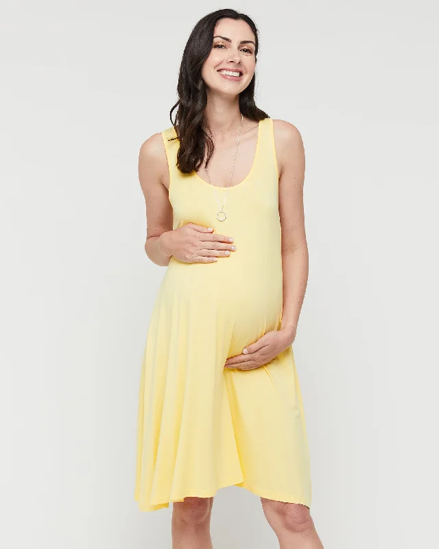 Take Advantage vintage dressSwing Maternity Dress - Limoncello