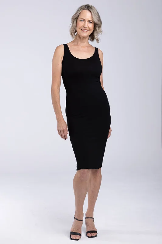Exclusive Access trendy mini dressLola Bamboo Slip - Black