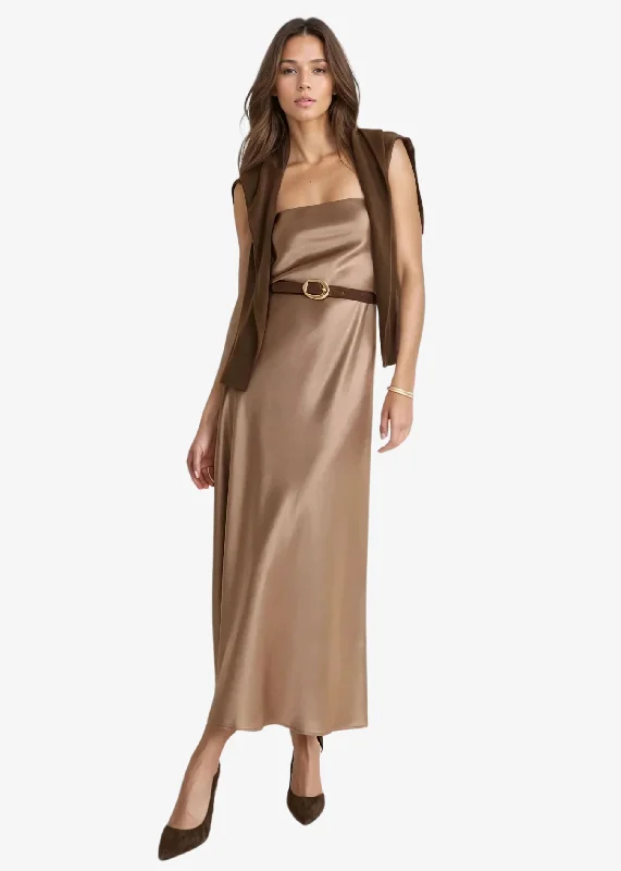 Overstock Noelle Dress Champagne
